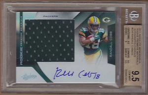 11 2011 Absolute Memorabilia RPM Jumbo Randall Cobb JSY Auto RC /25 BGS 9.5 GEM - Picture 1 of 2