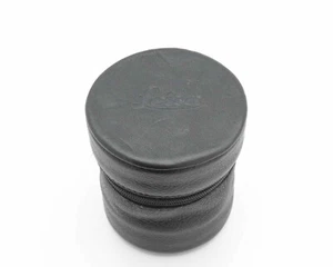 Leica Black Leather Lens Case 3.50" x 3.00" (#17761) - Picture 1 of 4