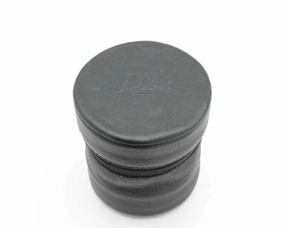 Leica Black Leather Lens Case 3.50" x 3.00" (#17761) - Image 1 of 4