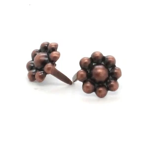 Beaded Spots Brass Antique Copper Plating 1/2" 100 Pk. NH00116-10 - Picture 1 of 2