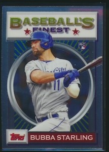 2020 Topps Baseball's Finest Flashbacks #30 Bubba Starling RC Rookie Royals