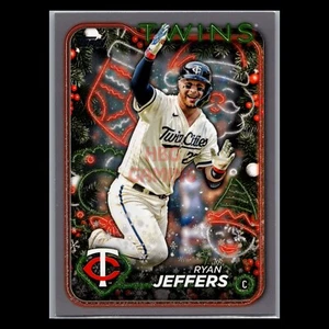 Ryan Jeffers Silver Glitter 2024 Topps Holiday Minnesota Twins #H34 - Picture 1 of 2