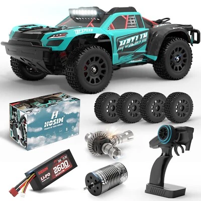 Hosim 1:14 Brushless RC Car For Adults MOXLIN High Speed RC Monster Truck 50+MPH - Image 1 of 4