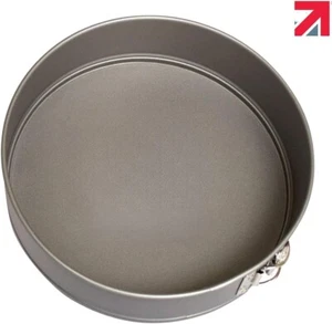 9" Springform Cake Tin Loose Base Non Stick Baking Dish Round Pan Sponge Tin - Picture 1 of 4