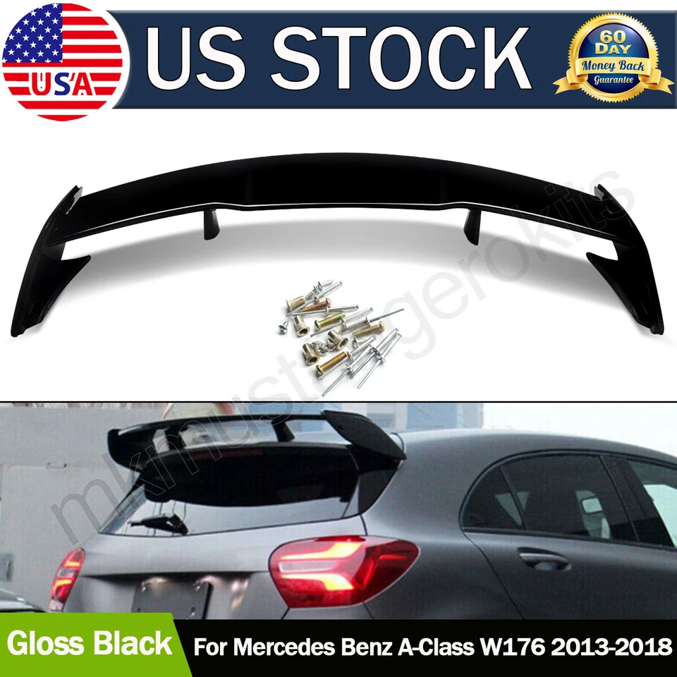 Rear Trunk Spoiler Roof Wing For Mercedes Benz A Class W176 A250 A45 2013-2018 Foto 1 de 4