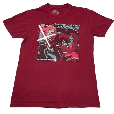 The Commission 啤酒室液体激光剑 T 恤红色棉男式 M 码 — 第 1/4 张图片