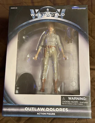 钻石精选西部世界亡命之徒多洛雷斯可动人偶收藏品 — 第 1/3 张图片