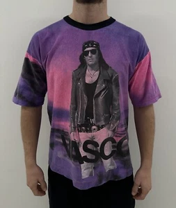 Camiseta Vasco Rossi Music Vintage Años 90 Estampado Gráfico Talla L - Imagen 1 de 10