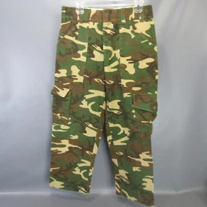 Vintage Duxbak Camouflage Cargo Hose Herren Größe 32x27 Chamois Camo Short - Bild 1 von 10