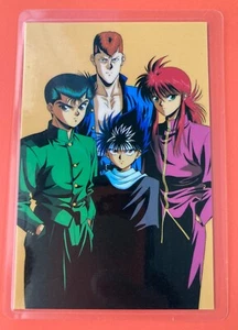 Hiei Kurama Yusuke Kuwabara No.1293 YuYu Hakusho Laminate card Yoshihiro Togashi - Picture 1 of 6