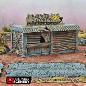 Tabletop Gaming Gelände Sci-Fi Gaslands Fallout - Junkfood Franchise - Bild 1 von 5