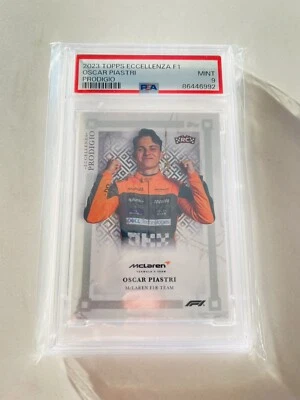 2023 Topps Eccellenza F1 Oscar Piastri PSA 9 RC Rookie Formula 1 Prodigio - Image 1 of 2
