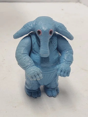 NM+ Vintage Star Wars Max Rebo Action Figure NICE Blue 1984 Band Cover