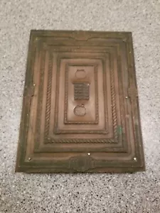 Antique Letterpress Printer Block 5 Rectangle Borders 6" X 7 3/4" #2 - Picture 1 of 4