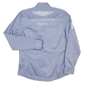 Hackett Aston Martin Hemd Medium Herren Blau Langarm Formell Regular Makellos - Bild 1 von 17