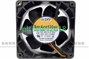 VENTILADOR DENKI SANYO 9WF1224H1D04 24V 0.32A NUEVO 1 PIEZA SAN ACE 120 - Imagen 1 de 1