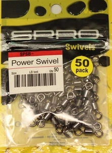 2 Packs SPRO Power Swivel-SPSB- 50 Pack-Pick Size - Picture 1 of 3