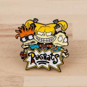 Rugrats - Neuheit lustige süße Emaille Anstecknadel/Brosche/Abzeichen Rucksack Hut Kleidung Tasche - Bild 1 von 2