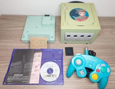 Nintendo GameCube Tales of Symphonia Green Console Gameboy player No Box Japan - Photo 1/4