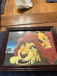 Ooak Lion King Scene In Pastel 12x14 - Picture 1 of 11