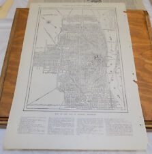 1912 Collier’s City Map////DETROIT, MICHIGAN