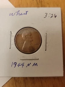 1944 Wheat Penny Close 'L' Rim Errors; Rare Old Coin Money for Collections - Picture 1 of 2