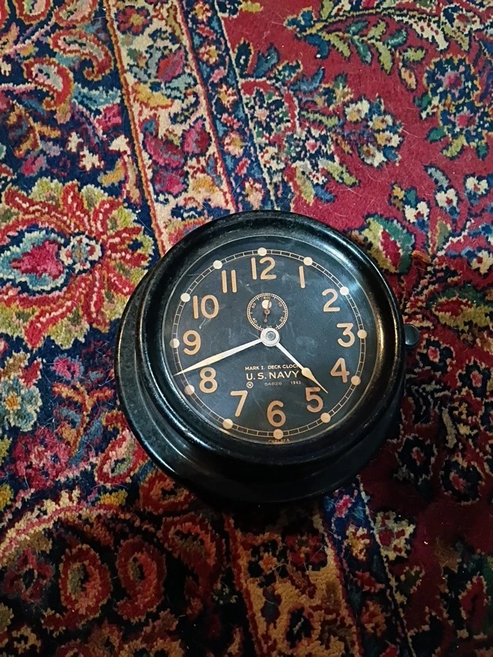 Chelsea US Navy Deck Clock Antique Maritime Clocks for sale | eBay