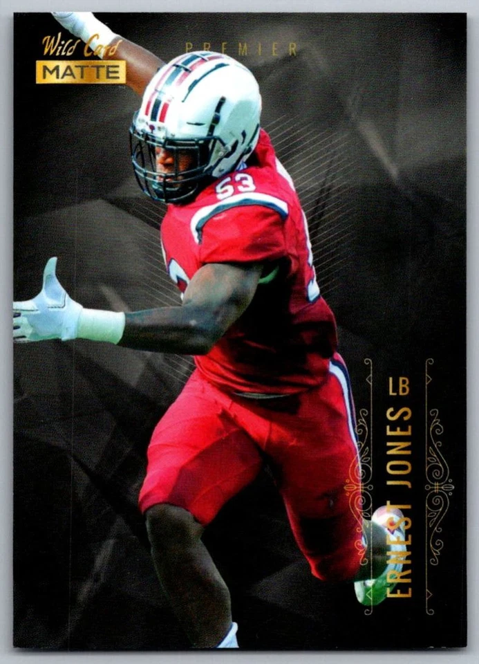 2021 Wild Card Matte White Ernest Jones South Carolina Gamecocks #MBC-36 - Image 1 of 2