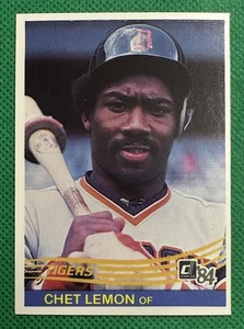 1984 Donruss #171 Chet Lemon Detroit Tigers Set Break NMMT World Series Champs - Picture 1 of 3