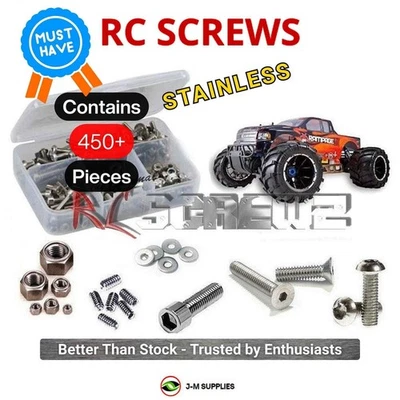 RCScrewZ Stainless Screw Kit rcr043 for RedCat Rampage MT V3 1/5 Gas 4WD | KIT - Image 1 of 4