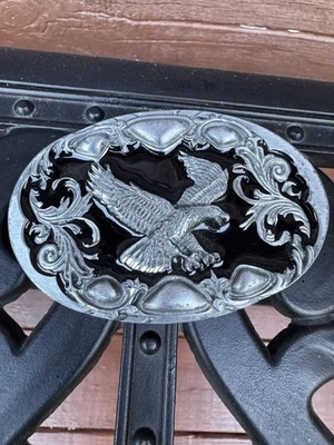 Arroyo Grande Buckle Co. Eagle Western Belt Buckle 1992 A 99 Made in USA - Image 1 of 4