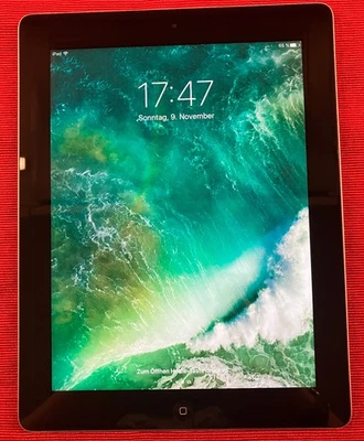 Apple iPad 4. Gen. 16GB, WLAN, 24,64 cm, (9,7 Zoll) - Schwarz - Bild 1 von 4
