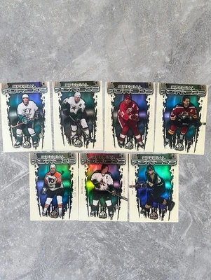 2000-01 SP Authentic Special Forces Set (7) Jagr Selanne Modano Bure Shanahan - Image 1 of 4