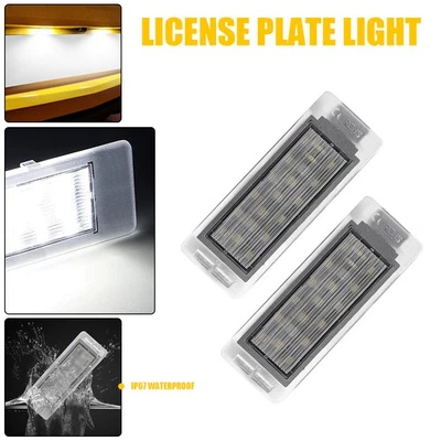 Fit Chevrolet 2014-2020 Impala LED White License Plate Tag Bright Light Assembly - Image 1 of 4