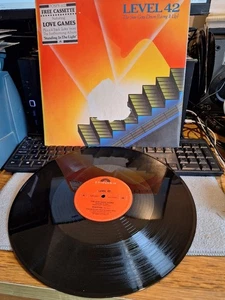 LEVEL 42 THE SUN GOES DOWN LIVING IT UP POLYDOR 12 INCH VINYL 45 SINGLE NO TAPE - Picture 1 of 3
