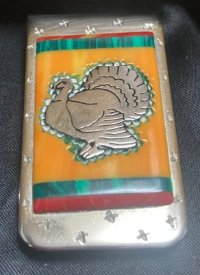 Yellowhorse Nickel Silver Turkey Money Clip 11/50 - Image 1 of 2