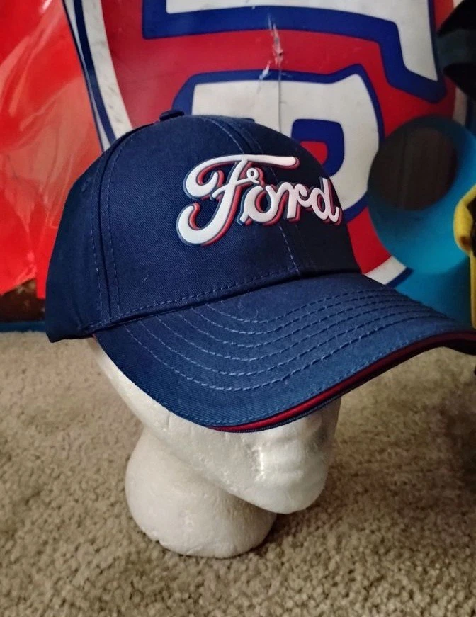 Zane Smith Front Row Motorsports Team Issued Personal Ford Hat Cap NASCAR Racing - Image 1 of 4