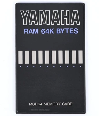Yamaha MCD64 RAM Card SY22 SY35 SY55 SY77 SY85 SY99 TG33 TG55 TG77 TG500 SPX990 - Bild 1 von 4