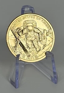 2025-P Texas Innovation Dollar DDO Doubling Errors NASA Astronaut Spacewalk - Picture 1 of 6