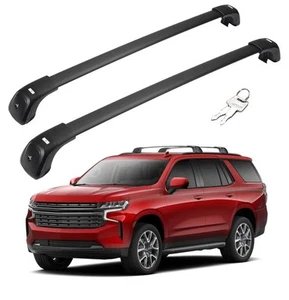 Lockable Cross Bars - Suburban, Tahoe, Yukon & Yukon XL, Escalade ESV 2021-2024 - Picture 1 of 8