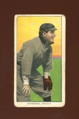 1909-11 T206 Baseball #420 Germany Schaefer (Detroit) PR *h2 - Image 1 of 2