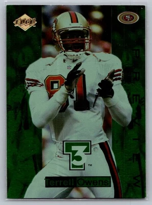 1998 Collector's Edge Supreme Season Review #26 Terrell Owens Triple Threat (T3) - Image 1 of 2