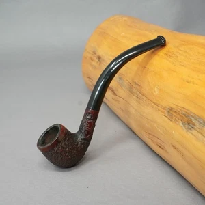 Kandy Mini Carved Bent Estate Briar Tobacco Pipe - Picture 1 of 13