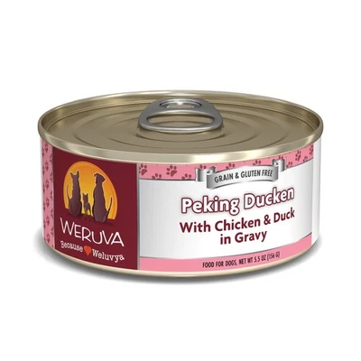 Comida clásica para perros Weruva, pato de Pekín con pollo y pato en salsa, 5,5 oz aprox... Foto 1 de 4