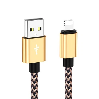 Fast Charge Charger Cable for iPhone 14 13 12 11 XS XR X 8 7 Plus iPad USB Data - Image 1 of 4