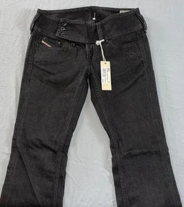 Vintage Diesel Cherock Flare Leg Stretch Denim Jeans Damen Gr. 28 Neu mit Etikett - Bild 1 von 10