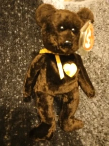 TY Beanie Babies 2003 Signature Bear with Tag Protector R1d* - Imagen 1 de 6