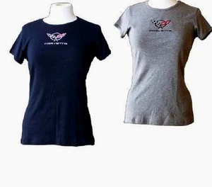 LADIES CORVETTE C5 T-SHIRT CHOOSE GRAY,RED,WHITE,BLACK CHOOSE S-XL24.00 2XL NEW - Picture 1 of 5