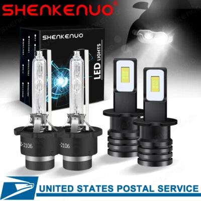 Faros antiniebla LED de haz bajo para BMW 745I 745LI 2002 2003-2005 D2S+H3 Foto 1 de 4