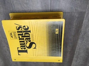 1986 Ford Taurus, Mercury Sable Shop Service Repair Manual - Bild 1 von 2